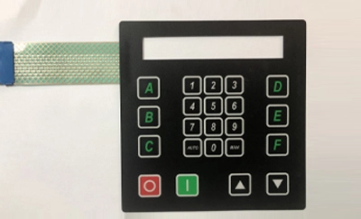 Característica del teclado del interruptor de membrana