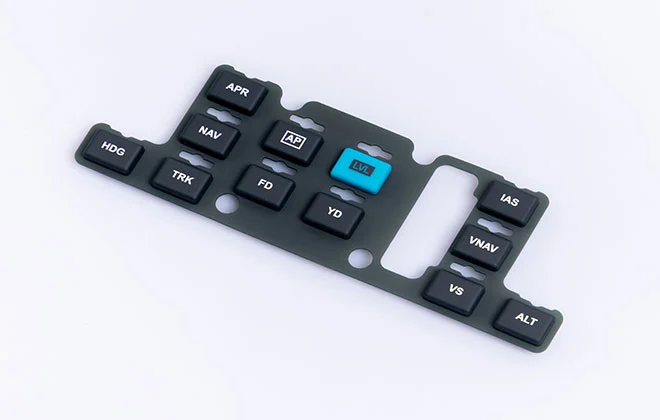 Teclado de goma de silicona